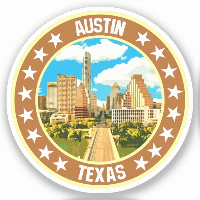 Austin                                             sticker (Front)