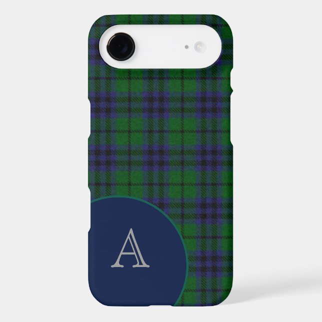 Austin Tartan Plaid Monogram iPhone 6 Case (Back)