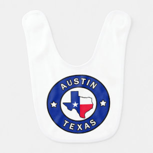 Austin Texas Baby Bib