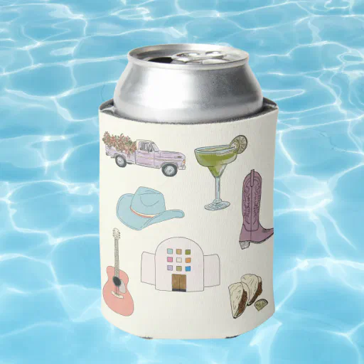 Austin, Texas bachelorette wedding  Can Cooler
