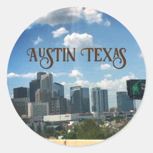 Austin texas, background sticker