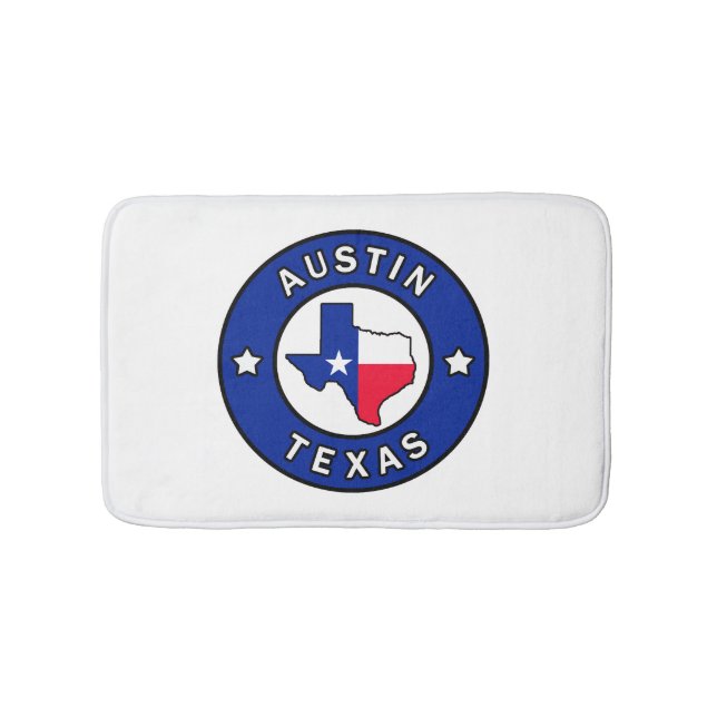Austin Texas Bath Mat (Front)