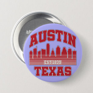 Austin,Texas Button