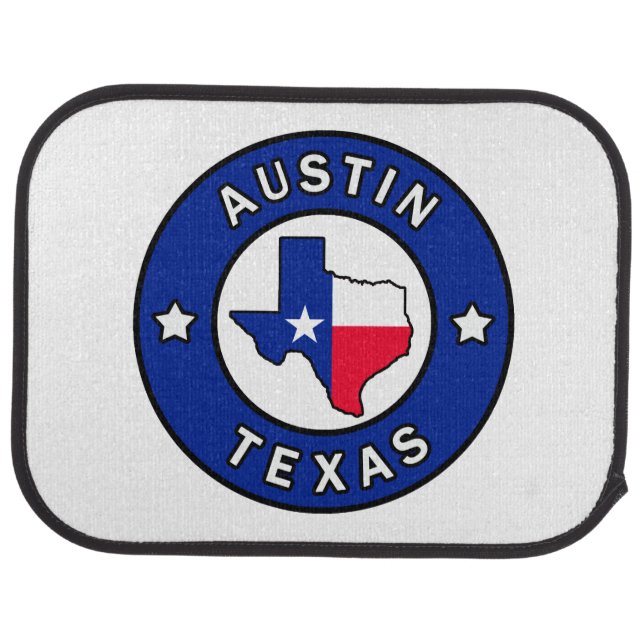 Austin Texas Car Floor Mat (Rear)