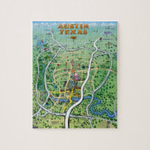 Texas Map Jigsaw Puzzles Zazzle