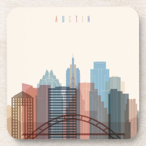 Austin Texas  City Skyline Coaster