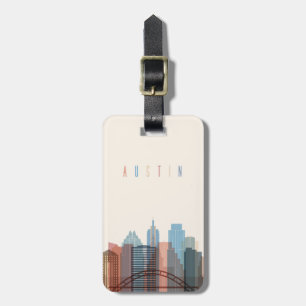 Austin, Texas City Skyline Luggage Tag