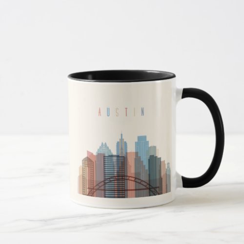 Austin Texas  City Skyline Mug