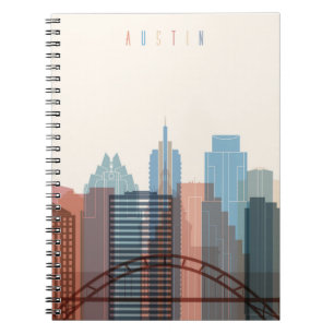 Austin, Texas   City Skyline Notebook