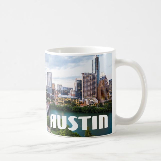 Austin, Texas city skyline photo Coffee Mug (Right)