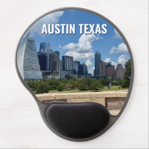 Austin Texas City Skyline Photography Gel Mouse Pad