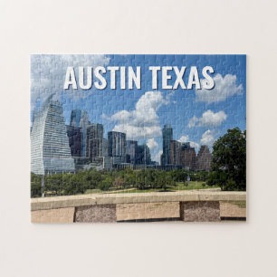 Austin Texas City Skyline Photography Jigsaw Puzzle