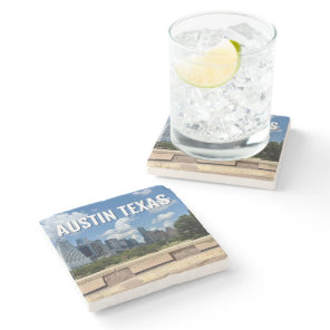 Austin Texas City Skyline Photography Stone Coaster