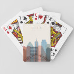 Austin, Texas | City Skyline Playing Cards at Zazzle