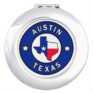 Austin Texas Compact Mirror