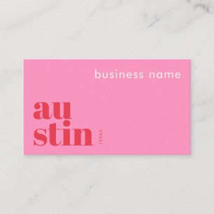 Austin Texas company Business Card