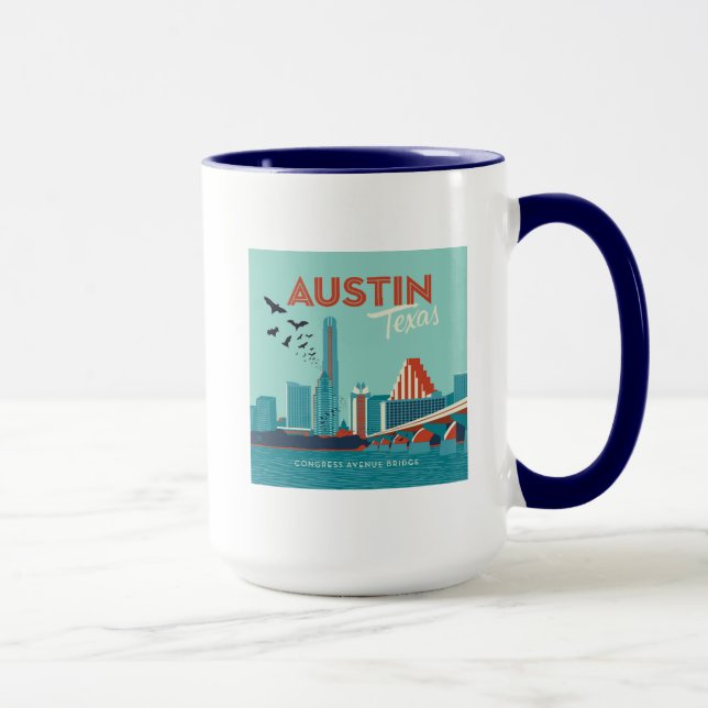 Austin, Texas | Congress Avenue Bridge Mug (Right)