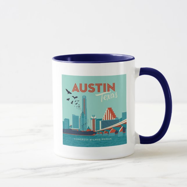 Austin, Texas | Congress Avenue Bridge Mug (Right)