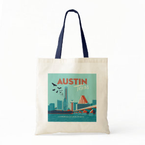 Austin, Texas | Congress Avenue Bridge Tote Bag