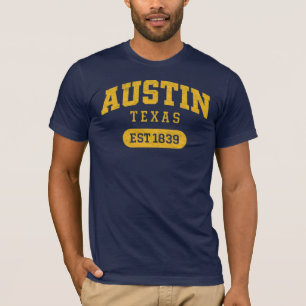 Austin Texas Est. 1839 Vintage Varsity T-Shirt