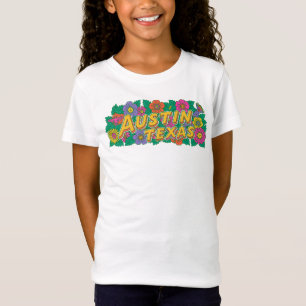 Austin Texas Floral Graphic T-Shirt