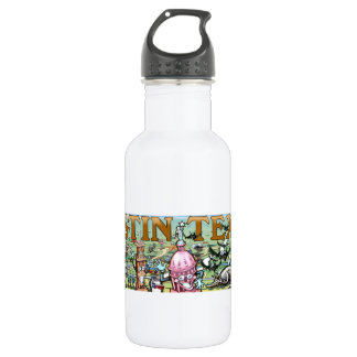 Austin Texas Fun Map Water Bottle