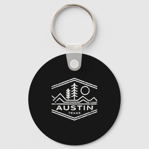 Austin Texas Gifts Austin TX Outdoors Hiking Keychain