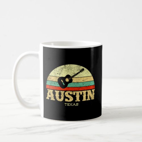 Austin Texas Guitar Lone Star State Coffee Mug