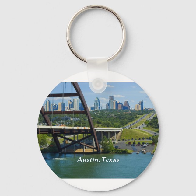 Austin, Texas Keychain (Front)