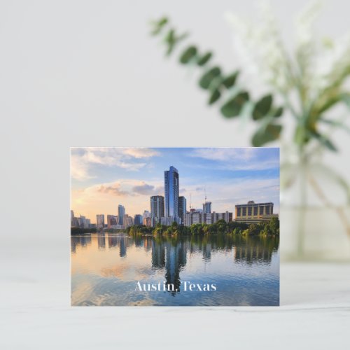 Austin Texas panoramic cityscape Postcard