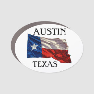Austin Texas personalizable Car Magnet