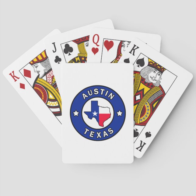 Austin Texas Poker Cards (Back)