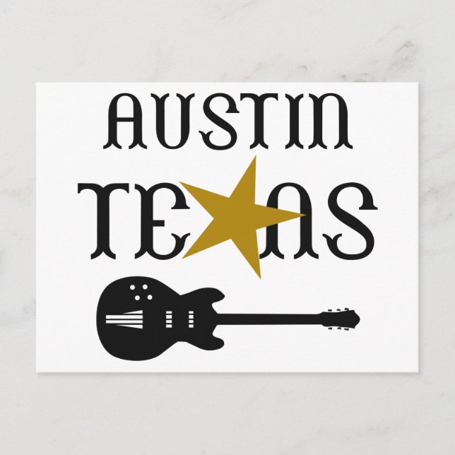 Austin Texas Postcard (Front)