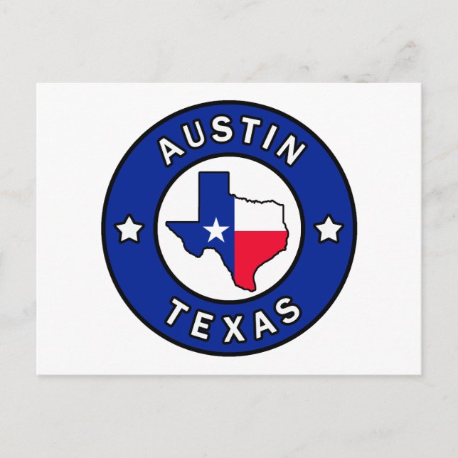 Austin Texas Postcard (Front)