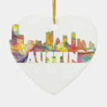 Austin Texas Skyline Mclr2 Ceramic Ornament at Zazzle
