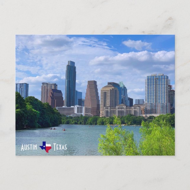 Austin Texas Skyline Postcard (Front)