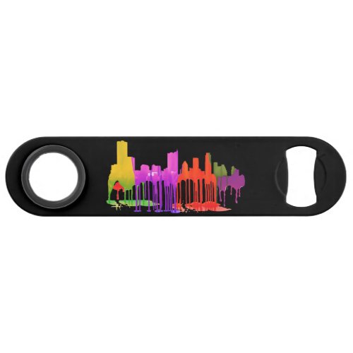 AUSTIN TEXAS SKYLINE PUDDLES _ SPEED BOTTLE OPENER