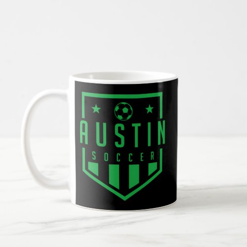 Austin Texas Soccer Futbol Jersey Kit Badge Match Coffee Mug