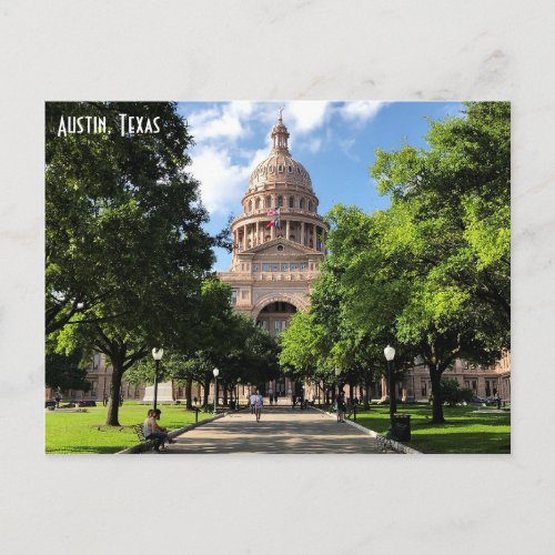 Austin Texas State Capital Building Postcard