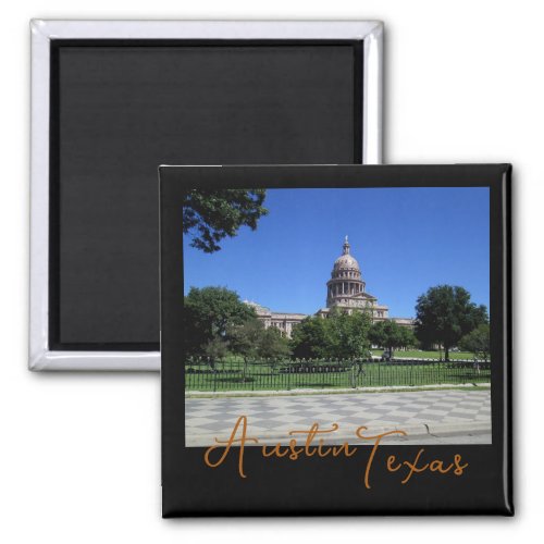 Austin Texas State Capitol Building  Magnet