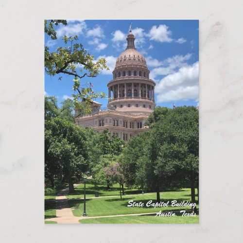 Austin Texas State Capitol Postcard