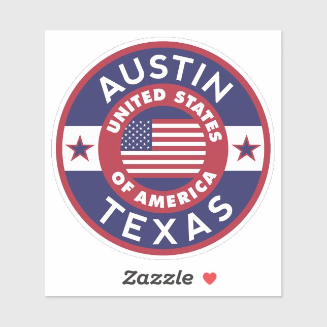 AUSTIN, Texas Sticker (Sheet)