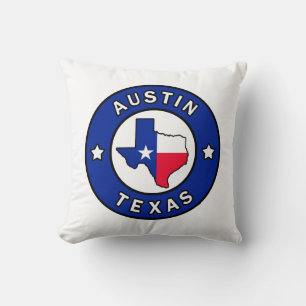 Austin Texas Throw Pillow