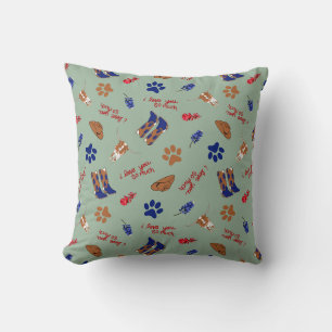 Austin Texas Throw Pillow – I Love You So Much