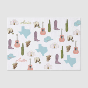 Austin Texas Tissue Paper