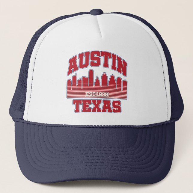 Austin,Texas Trucker Hat (Front)