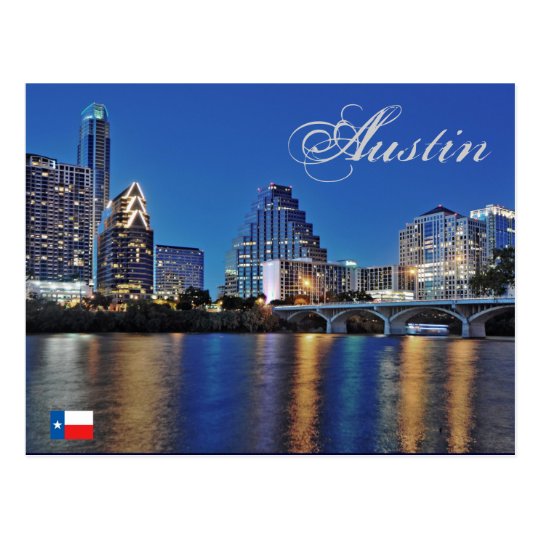 Austin, Texas, U.S.A. Postcard | Zazzle.com