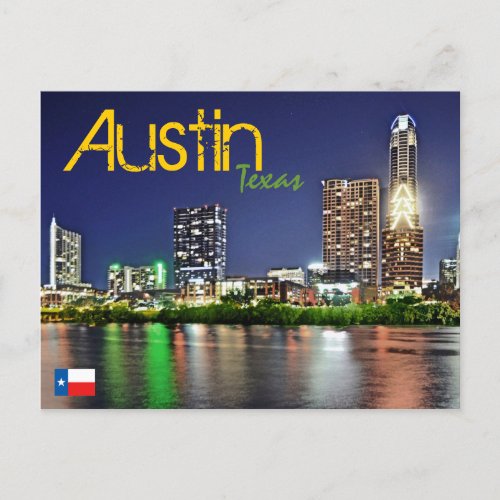 Austin Texas USA Postcard