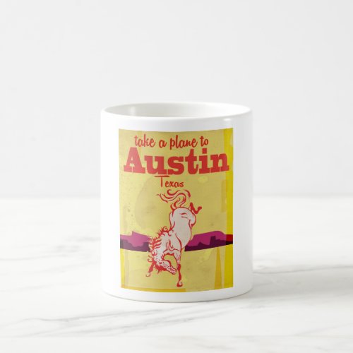 Austin Texas vintage travel poster Coffee Mug