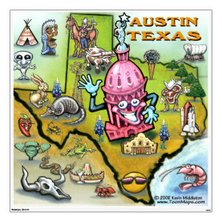 Austin TEXAS Wall Decal